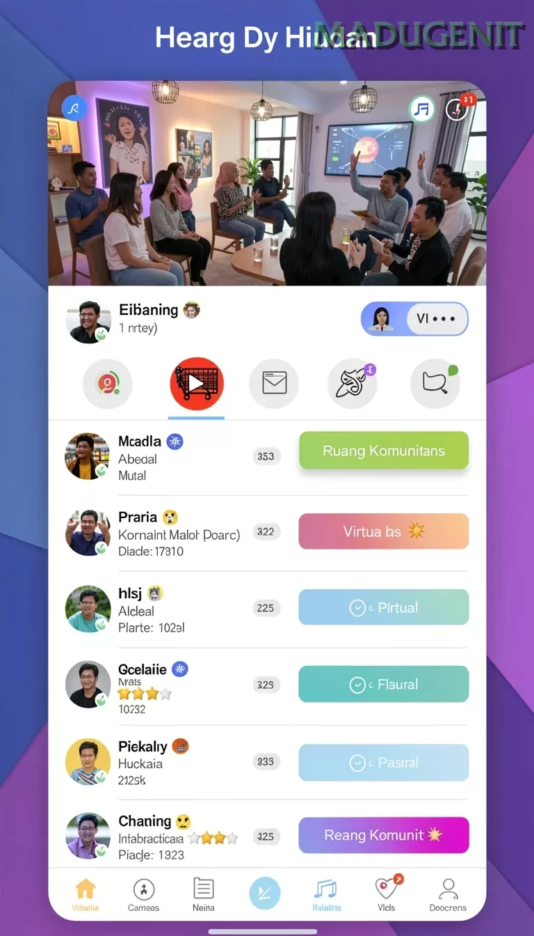 Cuplikan layar DUIT188 — aktivitas